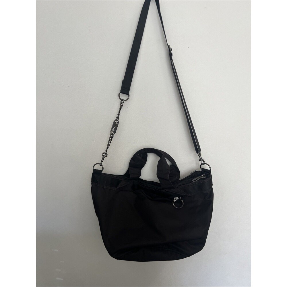 Nike Crossbody Bag Black Detachable Chain - Picture 2 of 16